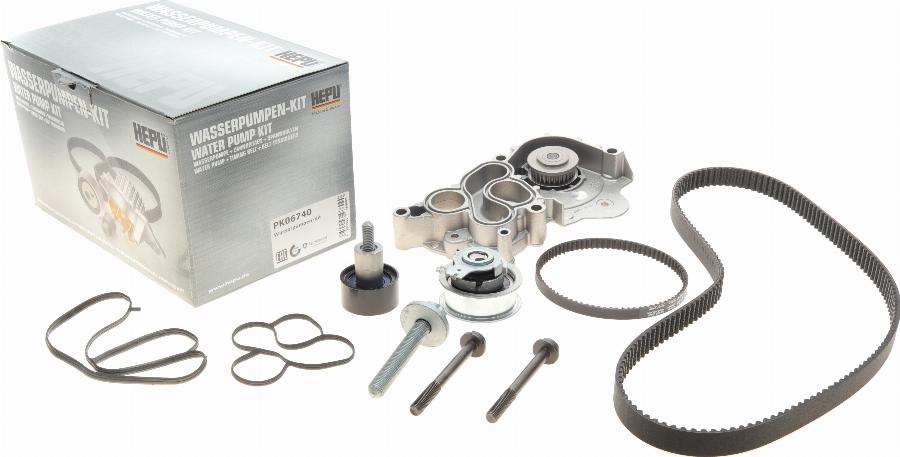 Hepu PK06740 - Water Pump & Timing Belt Set autospares.lv