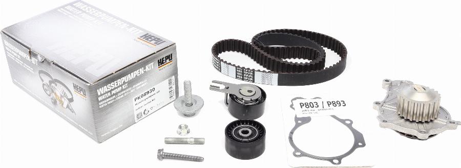 Hepu PK08930 - Water Pump & Timing Belt Set autospares.lv