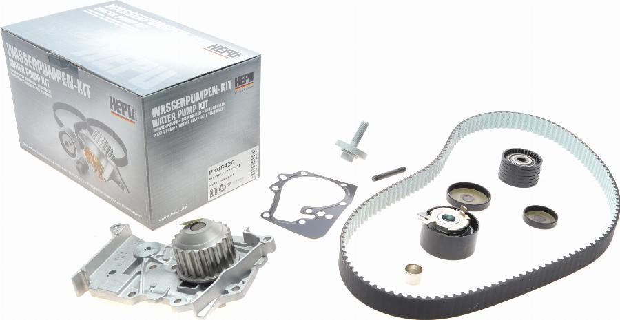 Hepu PK08420 - Water Pump & Timing Belt Set autospares.lv