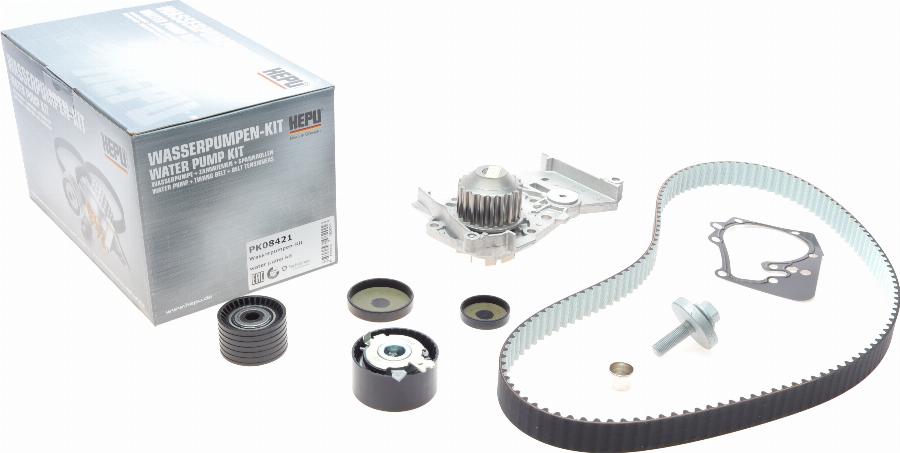 Hepu PK08421 - Water Pump & Timing Belt Set autospares.lv