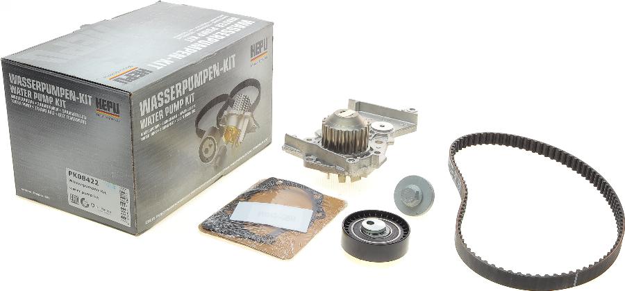 Hepu PK08422 - Water Pump & Timing Belt Set autospares.lv