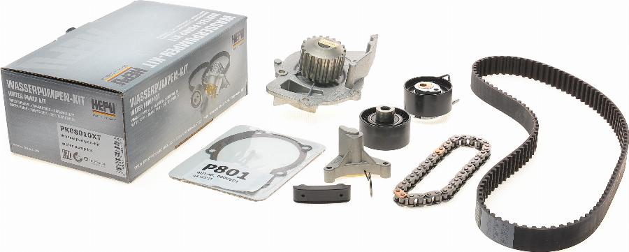 Hepu PK08010XT - Water Pump & Timing Belt Set autospares.lv