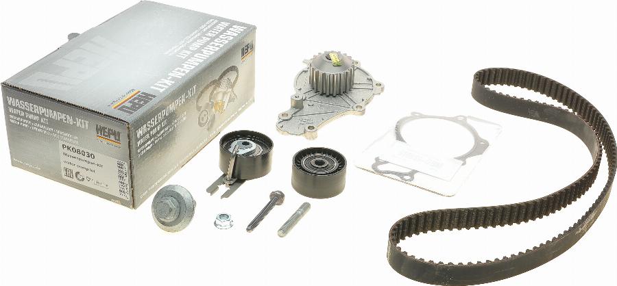Hepu PK08030 - Water Pump & Timing Belt Set autospares.lv