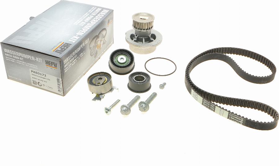 Hepu PK03172 - Water Pump & Timing Belt Set autospares.lv