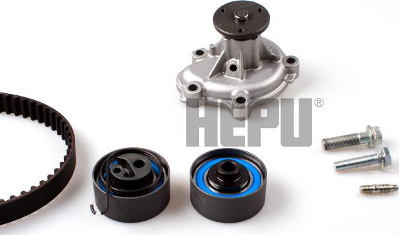 Hepu PK03261 - Water Pump & Timing Belt Set autospares.lv
