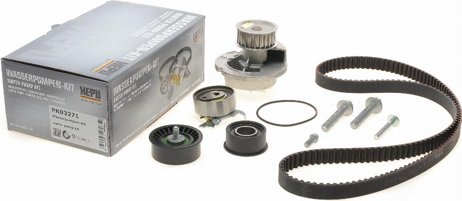 Hepu PK03271 - Water Pump & Timing Belt Set autospares.lv