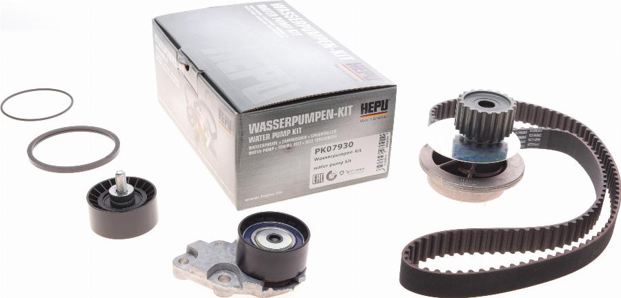 Hepu PK07930 - Water Pump & Timing Belt Set autospares.lv