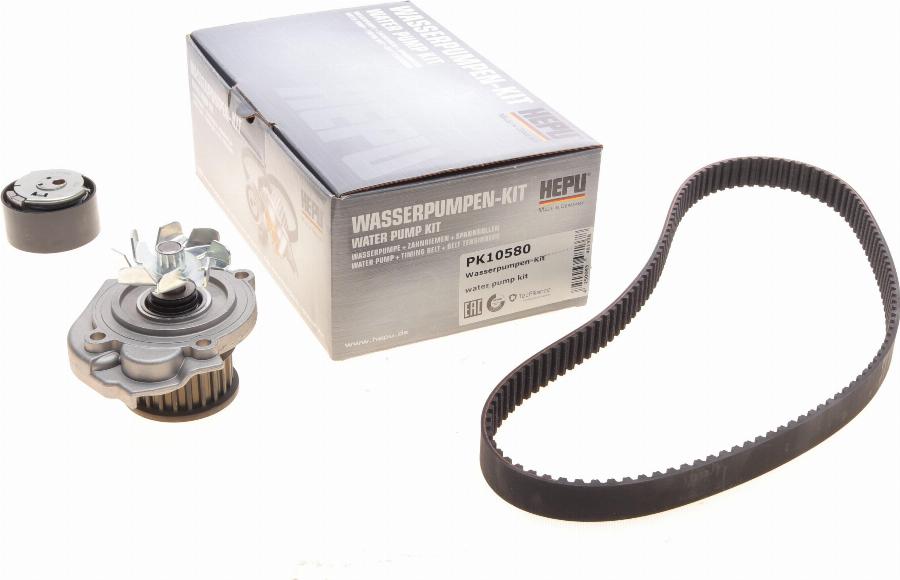 Hepu PK10580 - Water Pump & Timing Belt Set autospares.lv