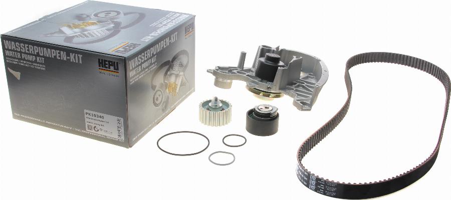 Hepu PK10340 - Water Pump & Timing Belt Set autospares.lv