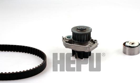 Hepu PK12012 - Water Pump & Timing Belt Set autospares.lv