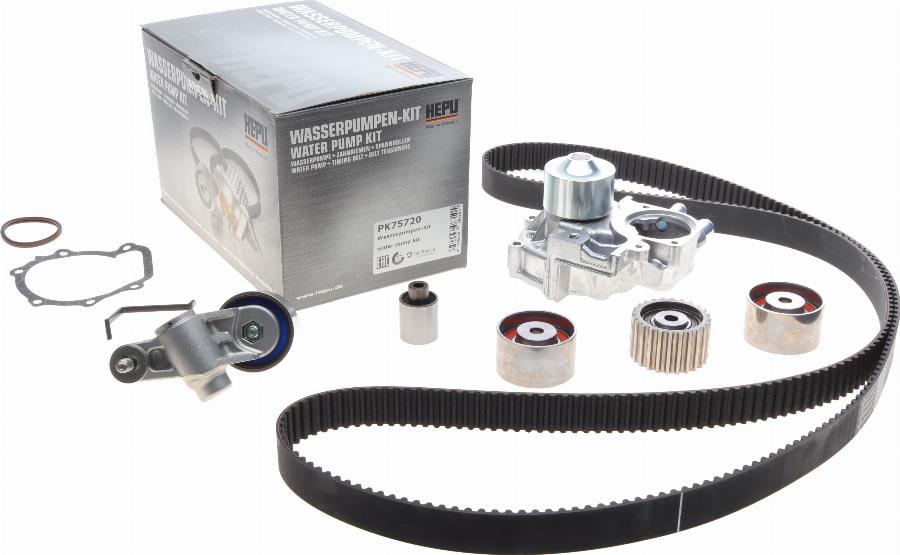 Hepu PK75720 - Water Pump & Timing Belt Set autospares.lv