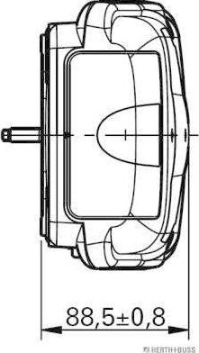 Herth+Buss Elparts 83830068 - Combination Rearlight autospares.lv