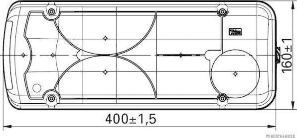 Herth+Buss Elparts 83830068 - Combination Rearlight autospares.lv