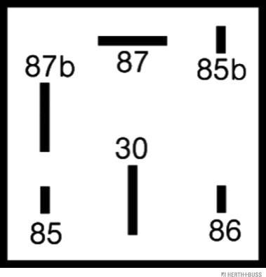 Herth+Buss Elparts 75614077 - Relay, fuel pump autospares.lv
