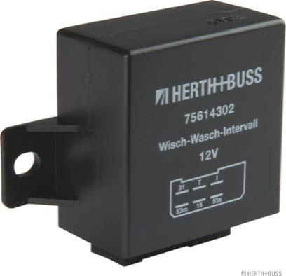 Herth+Buss Elparts 75614302 - Relay, wipe / wash interval autospares.lv