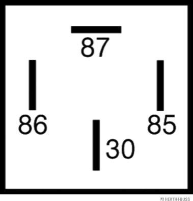 Herth+Buss Elparts 75613121 - Relay, main current autospares.lv