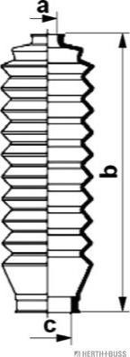 Herth+Buss Jakoparts J4104003 - Bellow Set, steering autospares.lv