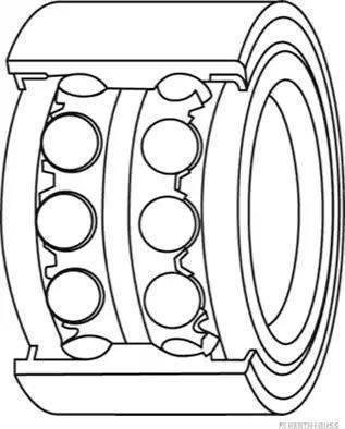 Herth+Buss Jakoparts J4702006 - Wheel hub, bearing Kit autospares.lv