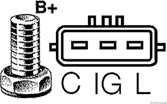 Herth+Buss Jakoparts J5118020 - Alternator autospares.lv