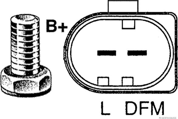 Herth+Buss Jakoparts J5111111 - Alternator autospares.lv