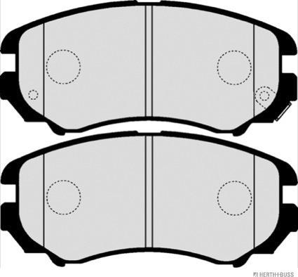 Herth+Buss Jakoparts J3600541 - Brake Pad Set, disc brake autospares.lv