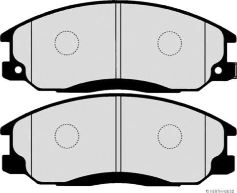 Herth+Buss Jakoparts J3600531 - Brake Pad Set, disc brake autospares.lv