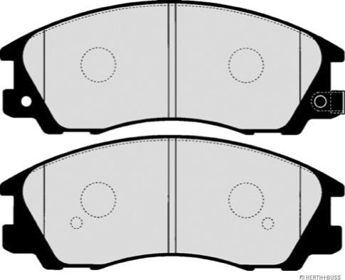 Herth+Buss Jakoparts J3600537 - Brake Pad Set, disc brake autospares.lv