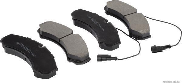 Herth+Buss Jakoparts J3601101 - Brake Pad Set, disc brake autospares.lv