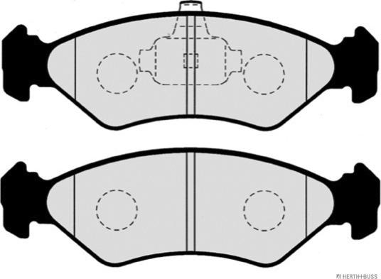 Herth+Buss Jakoparts J3603049 - Brake Pad Set, disc brake autospares.lv