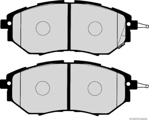 Herth+Buss Jakoparts J3607020 - Brake Pad Set, disc brake autospares.lv