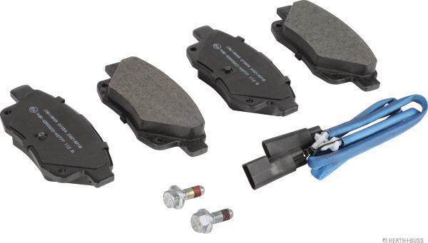 Herth+Buss Jakoparts J3610809 - Brake Pad Set, disc brake autospares.lv