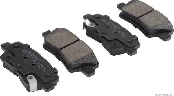 Herth+Buss Jakoparts J3610325 - Brake Pad Set, disc brake autospares.lv