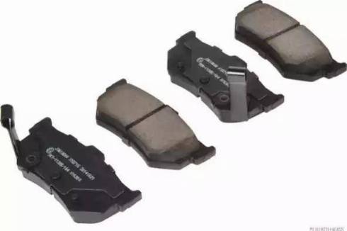 Herth+Buss Jakoparts J3618000 - Brake Pad Set, disc brake autospares.lv