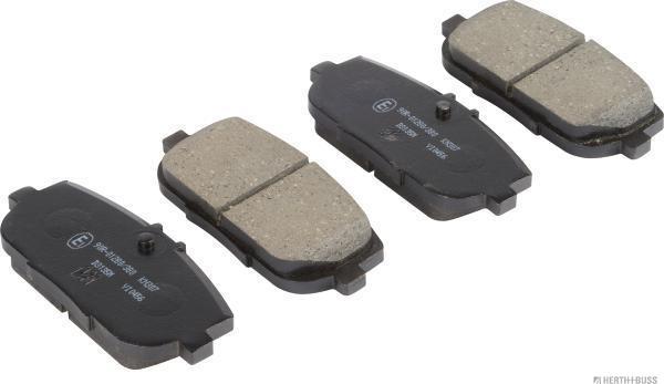 Herth+Buss Jakoparts J3613020 - Brake Pad Set, disc brake autospares.lv