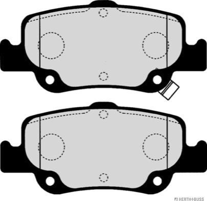 BOSCH 986495282 - Brake Pad Set, disc brake autospares.lv
