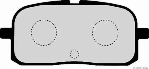 Herth+Buss Jakoparts J3612036 - Brake Pad Set, disc brake autospares.lv