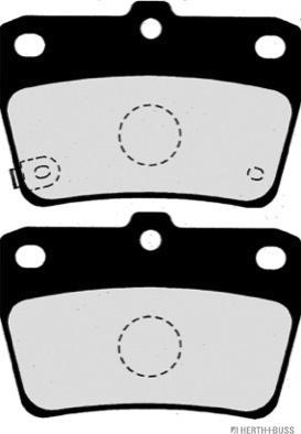 Herth+Buss Jakoparts J3612020 - Brake Pad Set, disc brake autospares.lv