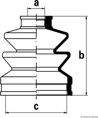 Herth+Buss Jakoparts J2866002 - Bellow, drive shaft autospares.lv