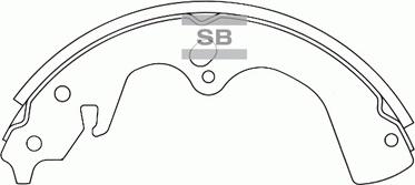 Hi-Q SA018 - Brake Shoe Set autospares.lv