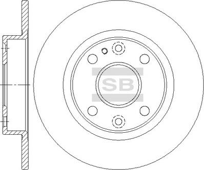 Hi-Q SD4446 - Brake Disc autospares.lv