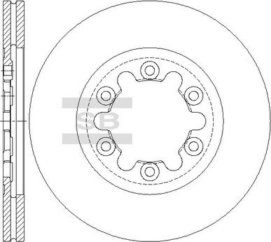 Hi-Q SD4443 - Brake Disc autospares.lv