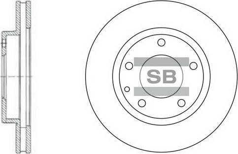 Hi-Q SD4405 - Brake Disc autospares.lv