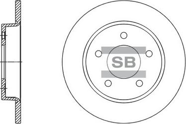 Hi-Q SD4419 - Brake Disc autospares.lv