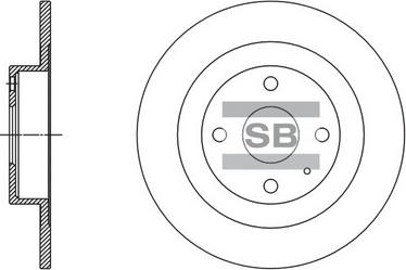 Hi-Q SD4415 - Brake Disc autospares.lv