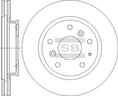 Hi-Q SD4413 - Brake Disc autospares.lv