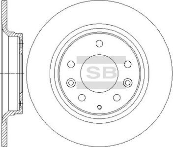 Hi-Q SD4412 - Brake Disc autospares.lv