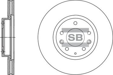 Hi-Q SD4417 - Brake Disc autospares.lv