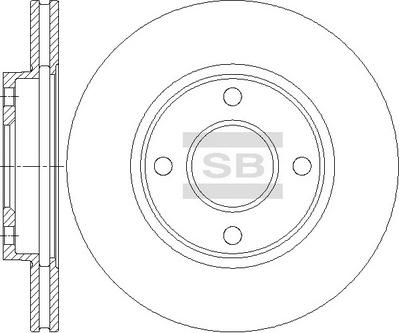 Hi-Q SD4431 - Brake Disc autospares.lv