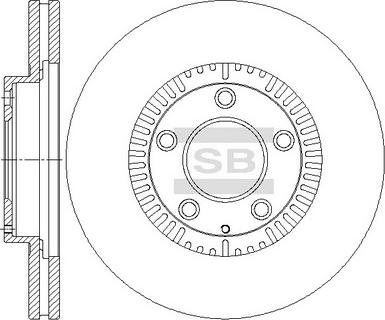 Hi-Q SD4438 - Brake Disc autospares.lv