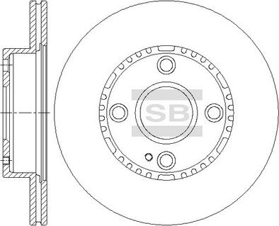 Hi-Q SD4432 - Brake Disc autospares.lv